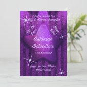 Invitations de fête d'anniversaire à la Parties sc (Debout devant)