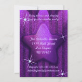 Invitations de fête d'anniversaire à la Parties sc (Dos)