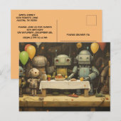 Invitations de fête d'anniversaire amusantes pour (Devant / Derrière)