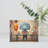 Invitations de fête d'anniversaire amusantes pour  (Debout devant)