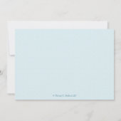 Invitations de fête d'anniversaire d'avion (Dos)