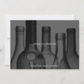 Invitations de fête d'anniversaire de bouteille de (Dos)