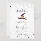 Invitations de fête d'anniversaire de chats d'Hall (Devant)