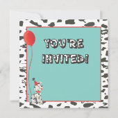 Invitations de fête d'anniversaire de Chien et Chi (Dos)