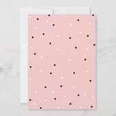 Invitations de fête d'anniversaire de chiot (Dos)