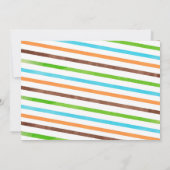 Invitations de fête d'anniversaire de Dinosaur (Dos)
