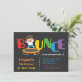 Invitations de fête d'anniversaire de garçons de (Debout devant)