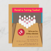 Invitations de fête d'anniversaire de jeu de (Devant / Derrière)