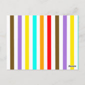 Invitations de fête d'anniversaire de la crème gla (Dos)