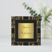 Invitations de Fête d'anniversaire de la femme noi (Debout devant)