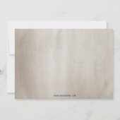 Invitations de fête d'anniversaire de la fête comm (Dos)