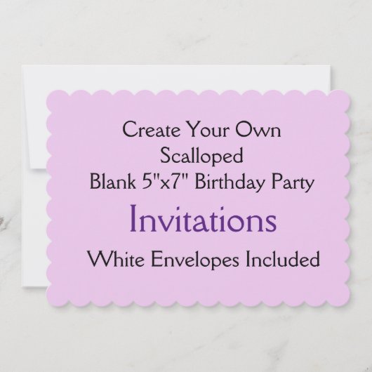 Invitations de fête d'anniversaire de la forme à b (Devant)