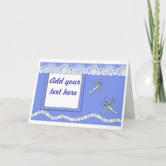 Invitations de fête d'anniversaire de la libellule