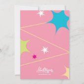 Invitations de fête d'anniversaire de la marque la (Dos)