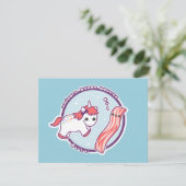 Invitations de fête d'anniversaire de la mignonne  (Debout devant)