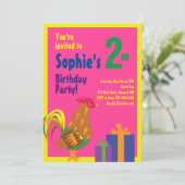 Invitations de fête d'anniversaire de l'animal de  (Debout devant)