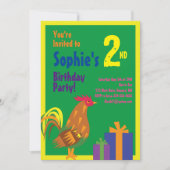 Invitations de fête d'anniversaire de l'animal de  (Devant)