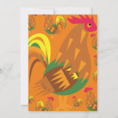 Invitations de fête d'anniversaire de l'animal de  (Dos)