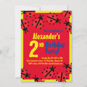 Invitations de fête d'anniversaire de l'animal Lad (Devant)