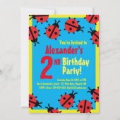 Invitations de fête d'anniversaire de l'animal Lad (Devant)