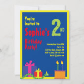 Invitations de fête d'anniversaire de l'animal ser (Devant)