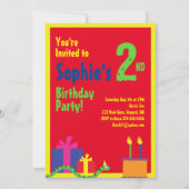 Invitations de fête d'anniversaire de l'animal ser (Devant)