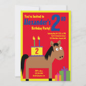 Invitations de fête d'anniversaire de l'enfant (Devant)