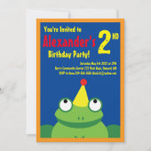 Invitations de fête d'anniversaire de l'enfant (Devant)
