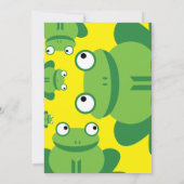 Invitations de fête d'anniversaire de l'enfant (Dos)