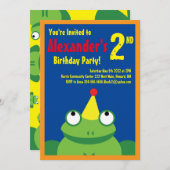 Invitations de fête d'anniversaire de l'enfant (Devant / Derrière)