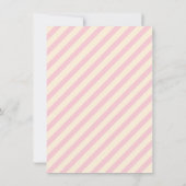 Invitations de fête d'anniversaire de limonade ros (Dos)