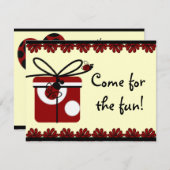 Invitations de fête d'anniversaire de Madame Bug (Devant / Derrière)