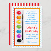 Invitations de fête d'anniversaire de métier de (Devant / Derrière)