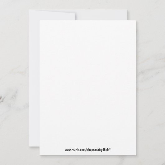 Invitations de fête d'anniversaire de Monster Bash (Dos)