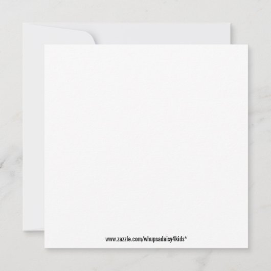 Invitations de fête d'anniversaire de Monster Bash (Dos)