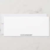 Invitations de fête d'anniversaire de Monster Bash (Dos)