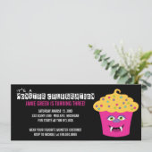 Invitations de fête d'anniversaire de Monster Bash (Debout devant)
