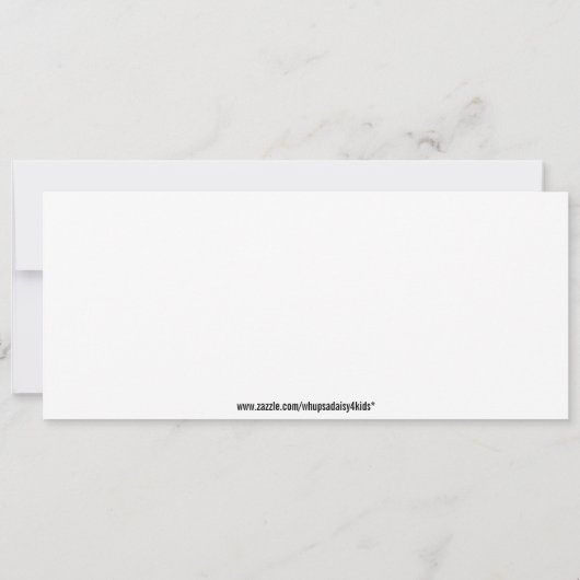 Invitations de fête d'anniversaire de Monster Bash (Dos)