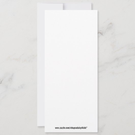 Invitations de fête d'anniversaire de Monster Bash (Dos)