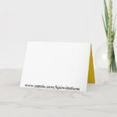 Invitations de fête d'anniversaire de partie de (Dos)