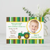 Invitations de fête d'anniversaire de photo de (Debout devant)