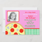 Invitations de fête d'anniversaire de photo de (Devant)