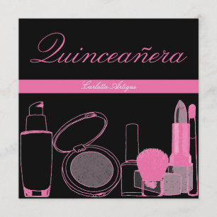 Invitations de fête d'anniversaire de Quinceanera