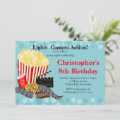 Invitations de fête d'anniversaire de soirée (Debout devant)
