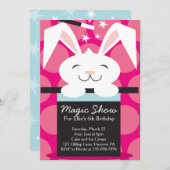 Invitations de fête d'anniversaire de spectacle de (Devant / Derrière)