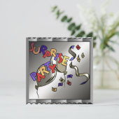 Invitations de fête d'anniversaire de surprise (Debout devant)