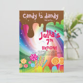 Invitations de fête d'anniversaire de Willy Wonka (Debout devant)