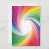 Invitations de fête d'anniversaire de Willy Wonka (Dos)