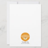 Invitations de fête d'anniversaire de zoo (Dos)