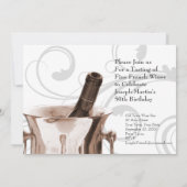 Invitations de fête d'anniversaire d'échantillon (Dos)